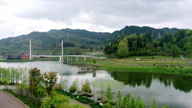 东风湖湿地公园。